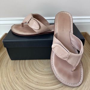 Bernardo Lillian Sandal in size 9, blush leather. Worn twice